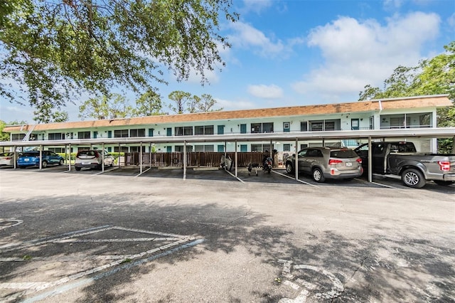 1485 Lakeview Rd Unit 19, Clearwater, FL 33756 - view of covered parking lot