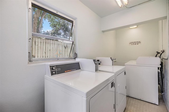 1485 Lakeview Rd Unit 19, Clearwater, FL 33756 - community laundry room with washing machine and clothes dryer
