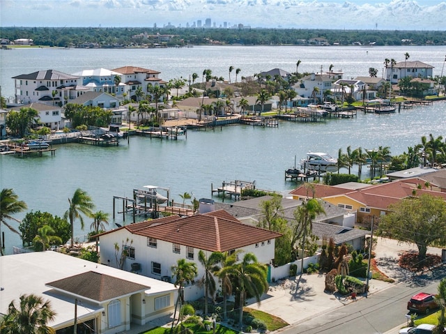 11285 8th St E, Treasure Island, FL 33706 - aerial perspective of suburban area with a nearby body of water