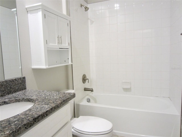 24815 Lambrusco Loop, Lutz, FL 33559 - bathroom with toilet, vanity, and shower / bathtub combination