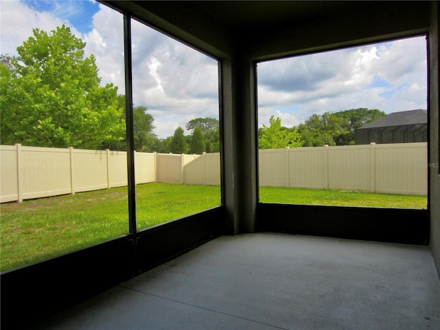 24815 Lambrusco Loop, Lutz, FL 33559 - unfurnished sunroom with healthy amount of natural light