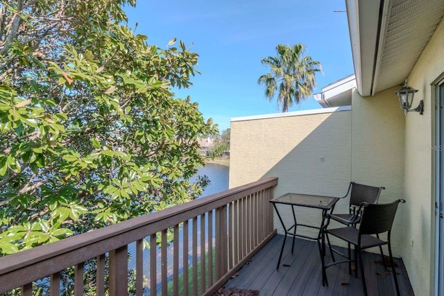 2648 Sabal Springs Dr Unit 2, Clearwater, FL 33761 - balcony with a water view