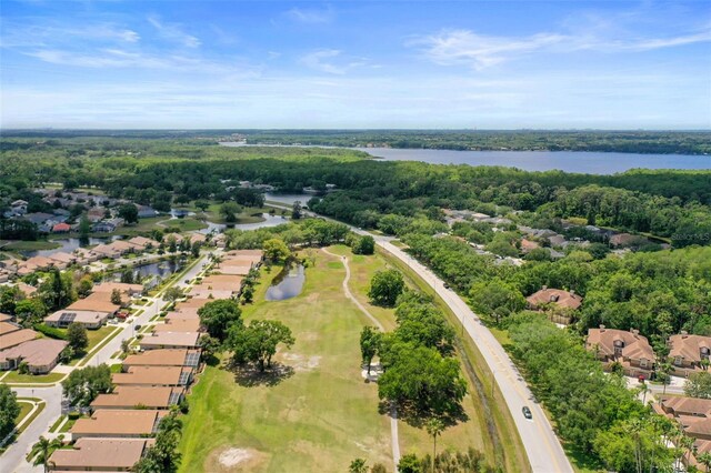 5160 Loquat Ct, Palm Harbor, FL 34685 - aerial view of residential area with a large body of water