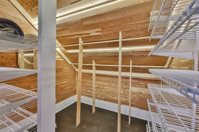 1825 2nd St S, Saint Petersburg, FL 33705 - miscellaneous room with wood walls and wood finished floors