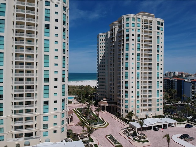 1180 Gulf Blvd Unit 306, Clearwater, FL 33767 - view of property featuring a water view and a view of city