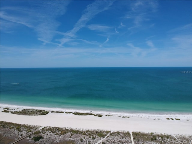 1180 Gulf Blvd Unit 306, Clearwater, FL 33767 - water view with nearby beach