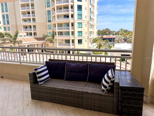 1180 Gulf Blvd Unit 306, Clearwater, FL 33767 - balcony with an outdoor living space