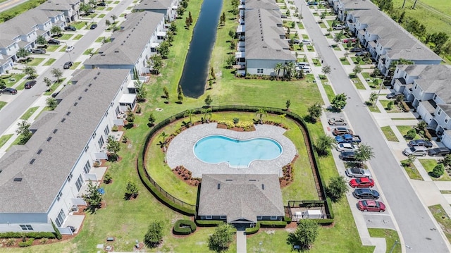 7030 Summer Holly Pl, Riverview, FL 33578 - aerial perspective of suburban area featuring a pool area