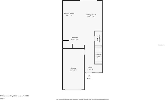 7030 Summer Holly Pl, Riverview, FL 33578 - property floor plan