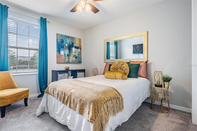 7030 Summer Holly Pl, Riverview, FL 33578 - bedroom featuring carpet flooring and a ceiling fan