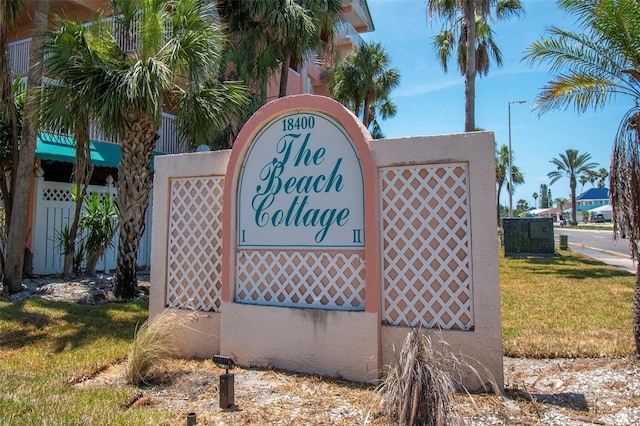 18400 Gulf Blvd Unit 2505, Indian Shores, FL 33785 - view of community sign
