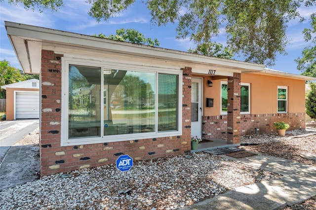 1117 Tyrone Blvd N, Saint Petersburg, FL 33710 - view of front of house with brick siding and driveway