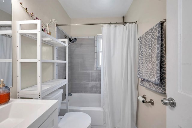 1117 Tyrone Blvd N, Saint Petersburg, FL 33710 - full bath with shower / bath combo, vanity, and toilet