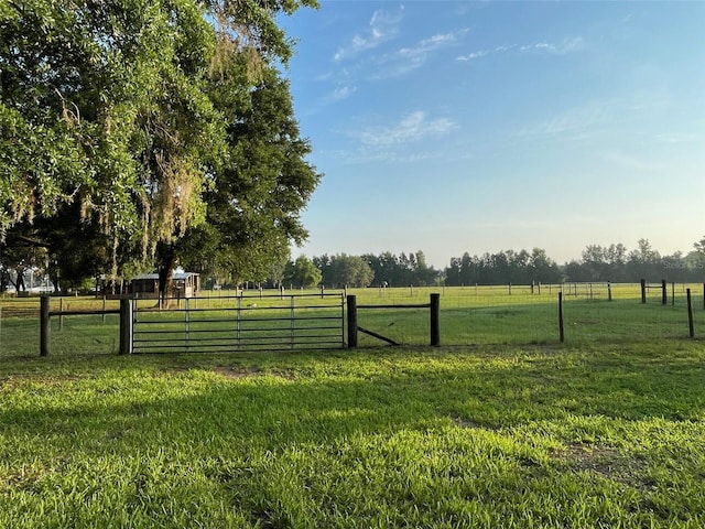 2748 Crk 543, Sumterville, FL 33585 - view of yard featuring a view of rural / pastoral area