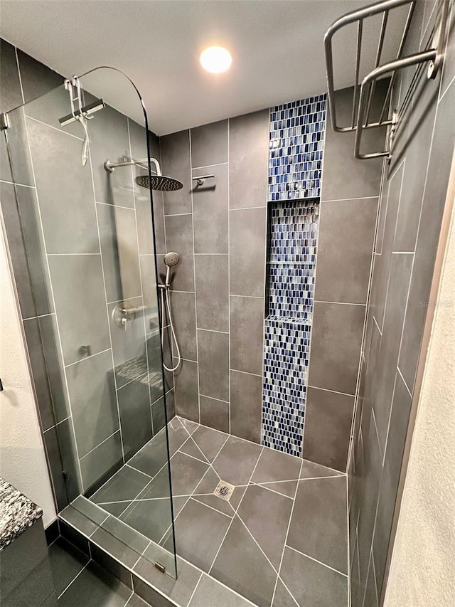 608 Black Lion Dr NE, Saint Petersburg, FL 33716 - full bathroom featuring tiled shower