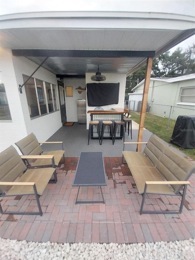 10142 118th Ave, Largo, FL 33773 - view of patio featuring outdoor lounge area