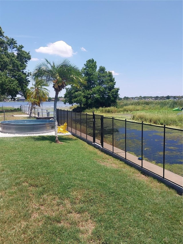 10142 118th Ave, Largo, FL 33773 - view of yard featuring a water view