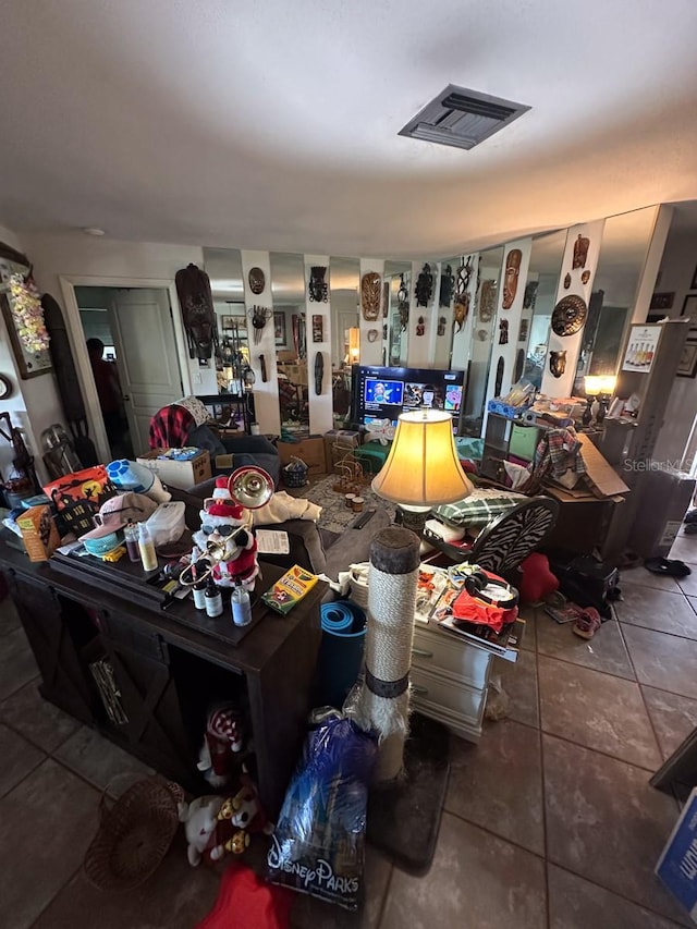 1559 San Roy Dr, Dunedin, FL 34698 - living area featuring tile patterned floors