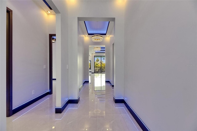 6534 Simone Shores Cir, Apollo Beach, FL 33572 - corridor featuring baseboards