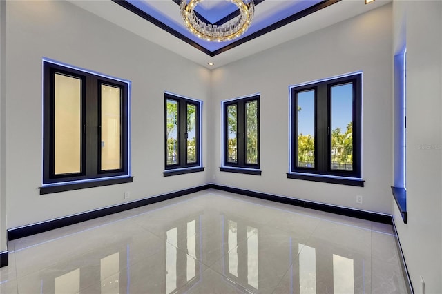 6534 Simone Shores Cir, Apollo Beach, FL 33572 - tiled spare room with baseboards