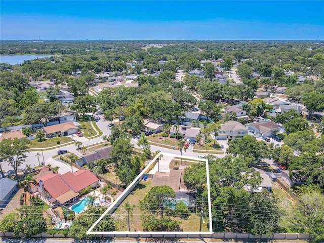 3968 Orchard Hill Cir, Palm Harbor, FL 34684 - aerial view of residential area with property boundaries highlighted