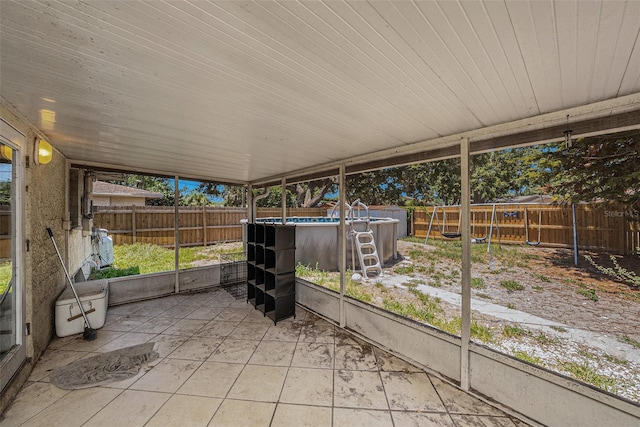 11486 92nd St N, Largo, FL 33773 - view of unfurnished sunroom