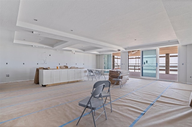 14048 Gulf Blvd Unit 201, Madeira Beach, FL 33708 - interior space featuring a textured ceiling