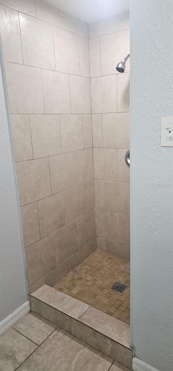 9307 N 16th St, Tampa, FL 33612 - bathroom with tiled shower and baseboards