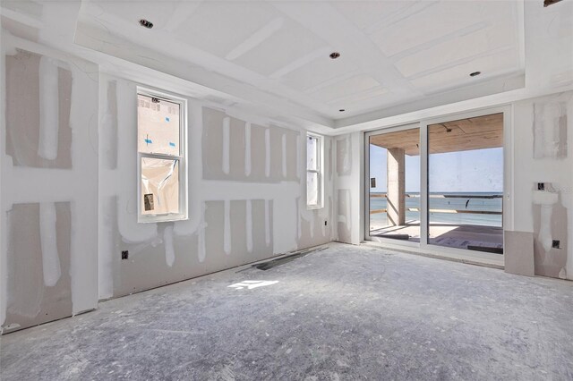 14048 Gulf Blvd Unit 302, Madeira Beach, FL 33708 - spare room with coffered ceiling