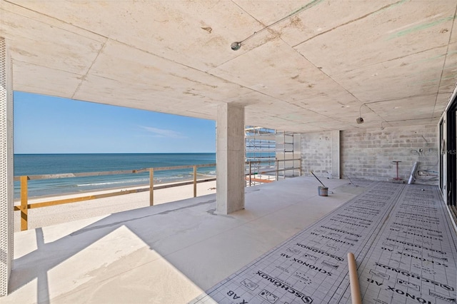 14048 Gulf Blvd Unit 302, Madeira Beach, FL 33708 - view of patio featuring view of water and beach