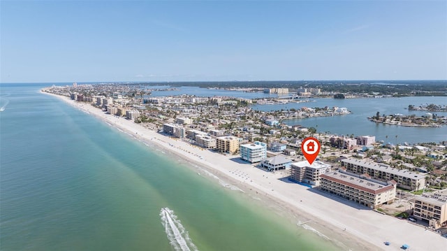 14048 Gulf Blvd Unit 302, Madeira Beach, FL 33708 - bird's eye view of unending shoreline