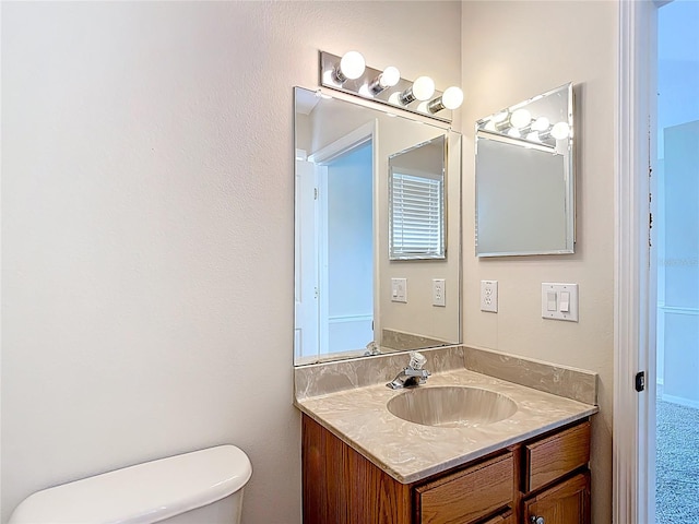 1443 Obear Ct, Wesley Chapel, FL 33543 - half bath featuring vanity and toilet
