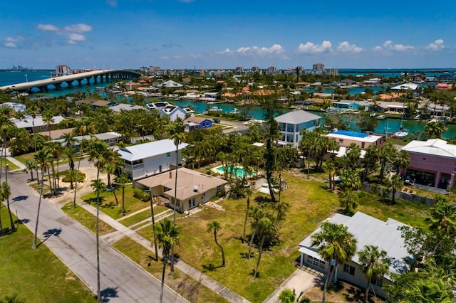3111 S De Bazan Ave, St Pete Beach, FL 33706 - aerial view of a nearby body of water and a notable bridge