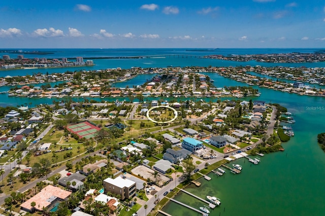 3111 S De Bazan Ave, St Pete Beach, FL 33706 - view of property location featuring a nearby body of water and a marina