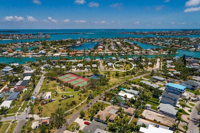 3111 S De Bazan Ave, St Pete Beach, FL 33706 - drone / aerial view of a large body of water
