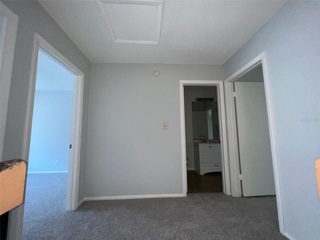 14667 Pine Glen Crk Unit 14667, Lutz, FL 33559 - carpeted empty room featuring baseboards and attic access