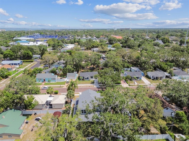 511 Roanoke St, Dunedin, FL 34698 - aerial perspective of suburban area with a tree filled landscape