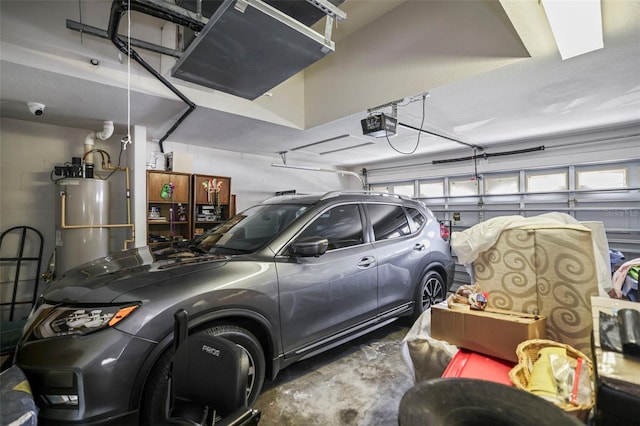 31108 Whitlock Dr, Wesley Chapel, FL 33543 - garage with water heater and a garage door opener