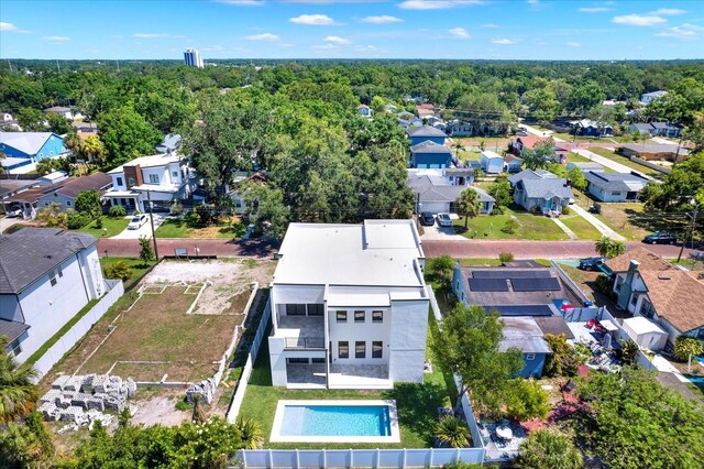 908 W Fribley St, Tampa, FL 33603 - aerial view of residential area featuring a pool area