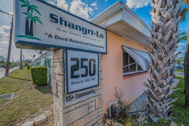 250 Rosery Rd NW Unit 218, Largo, FL 33770 - exterior view of stucco siding