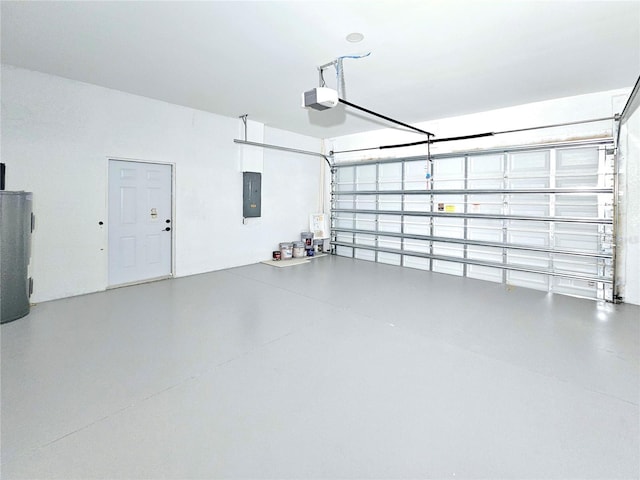 3115 52nd St W, Lehigh Acres, FL 33971 - garage featuring a garage door opener and electric panel