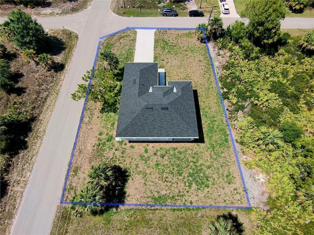 3115 52nd St W, Lehigh Acres, FL 33971 - aerial view of property and surrounding area featuring property parcel outlined