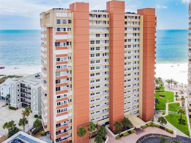 17900 Gulf Blvd Unit 16C, Redington Shores, FL 33708 - view of apartment building / complex featuring view of water and beach
