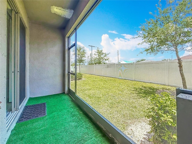 841 Royal Empress Dr, Ruskin, FL 33570 - view of unfurnished sunroom