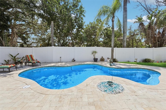 931 Gulf Blvd, Belleair Beach, FL 33786 - view of swimming pool featuring a patio and a fenced backyard
