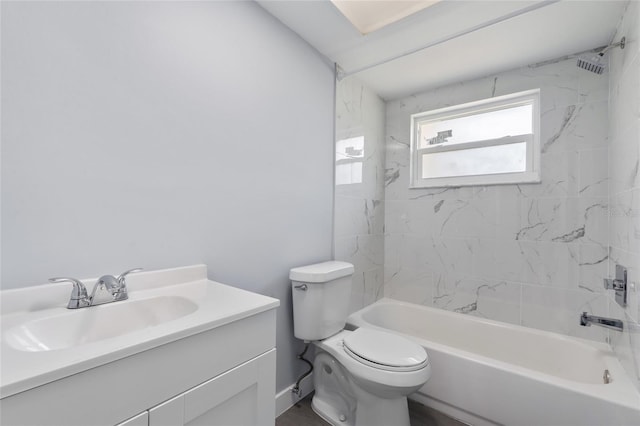 5027 Overton Dr, New Port Richey, FL 34652 - bathroom featuring vanity and  shower combination