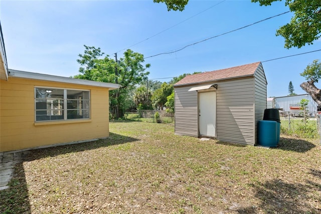 5027 Overton Dr, New Port Richey, FL 34652 - view of yard with a shed