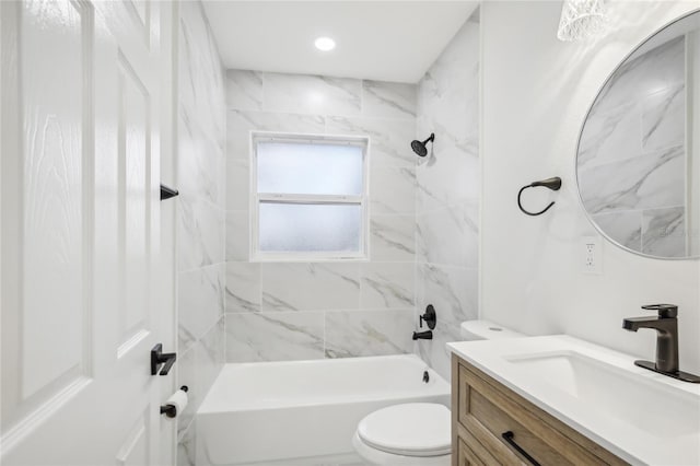 2220 3rd Ave E, Bradenton, FL 34208 - full bath with vanity, toilet, and shower / tub combination