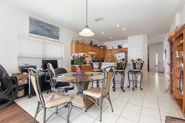 7603 Wood Violet Dr, Gibsonton, FL 33534 - dining room featuring recessed lighting and light tile patterned floors