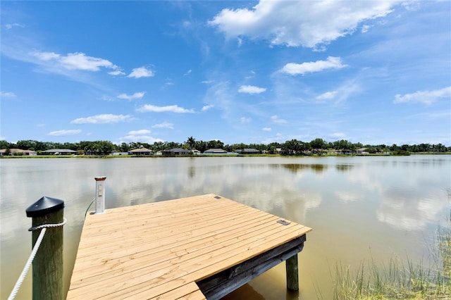 6425 Clair Shore Dr, Apollo Beach, FL 33572 - dock area featuring a water view
